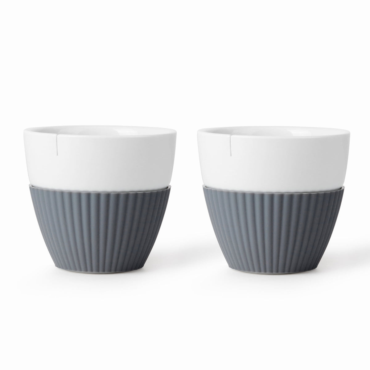 Anytime™ Tea Cups - Set Of 2 Cups &amp; Mugs VIVA Scandinavia Ash Grey 