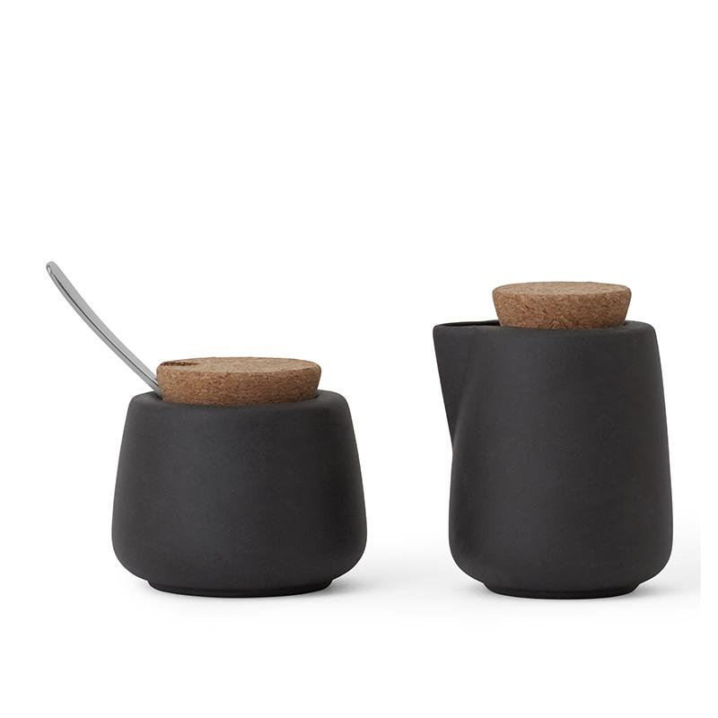 Nicola™ Milk And Sugar Set - VIVA | Color=charcoal