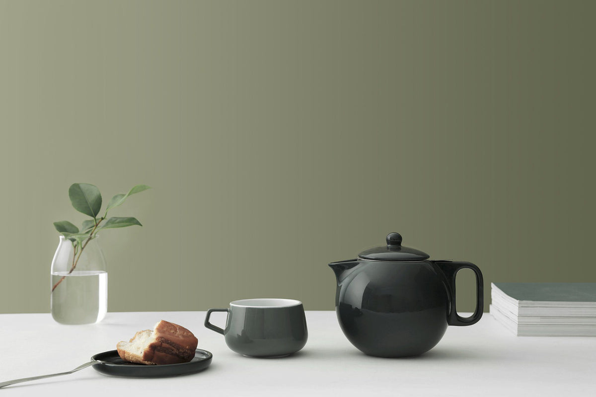 Jaimi™ Porcelain Teapot Large - VIVA | Color=Forest pine