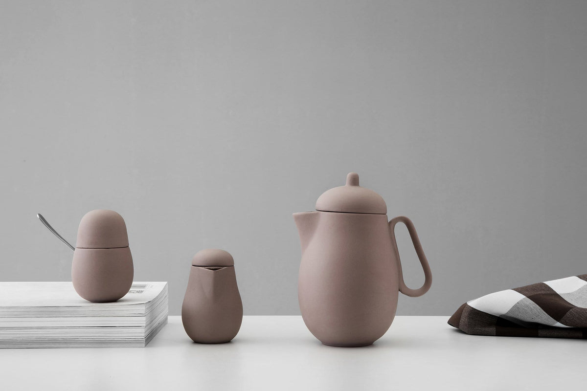 Nina™ Tea Set - VIVA | Color=powder brown