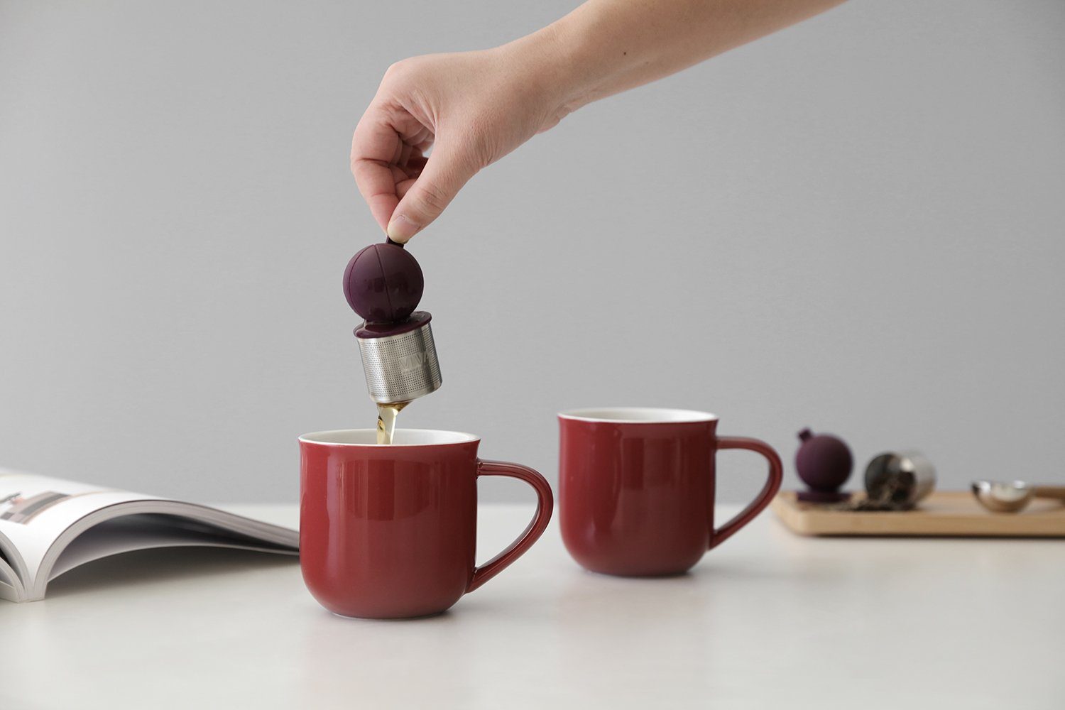 Minima™ Eva Mug - Set Of 2 - VIVA | Color=cranberry