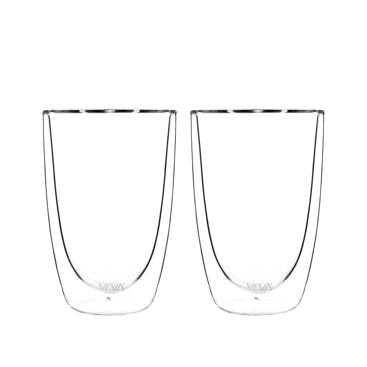 Lauren™ Double Walled Glasses - Set of 2 Cups &amp; Mugs VIVA Scandinavia 380 ML 