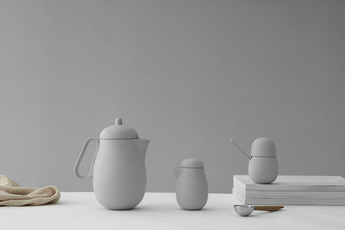 Nina™ Tea Set - VIVA | Color=Light Gray